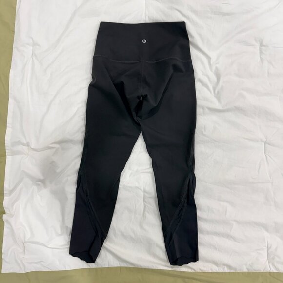 Lululemon Wunder Under High-Rise Crop 23" *Updated Scallop Full-On Luxtreme - Picture 2 of 4